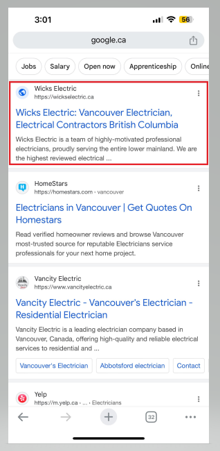 Google Search Ranking